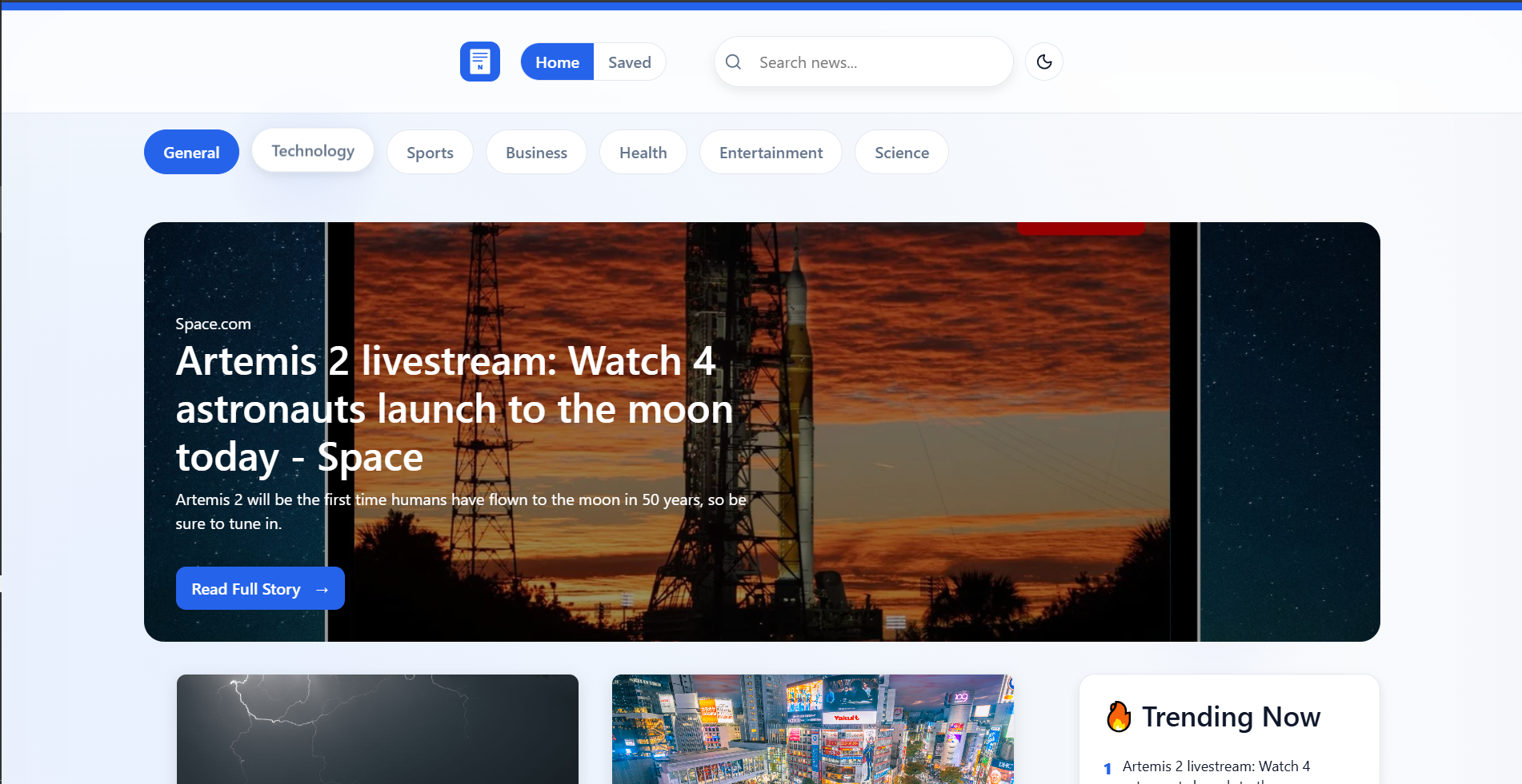 News App - React + Vite